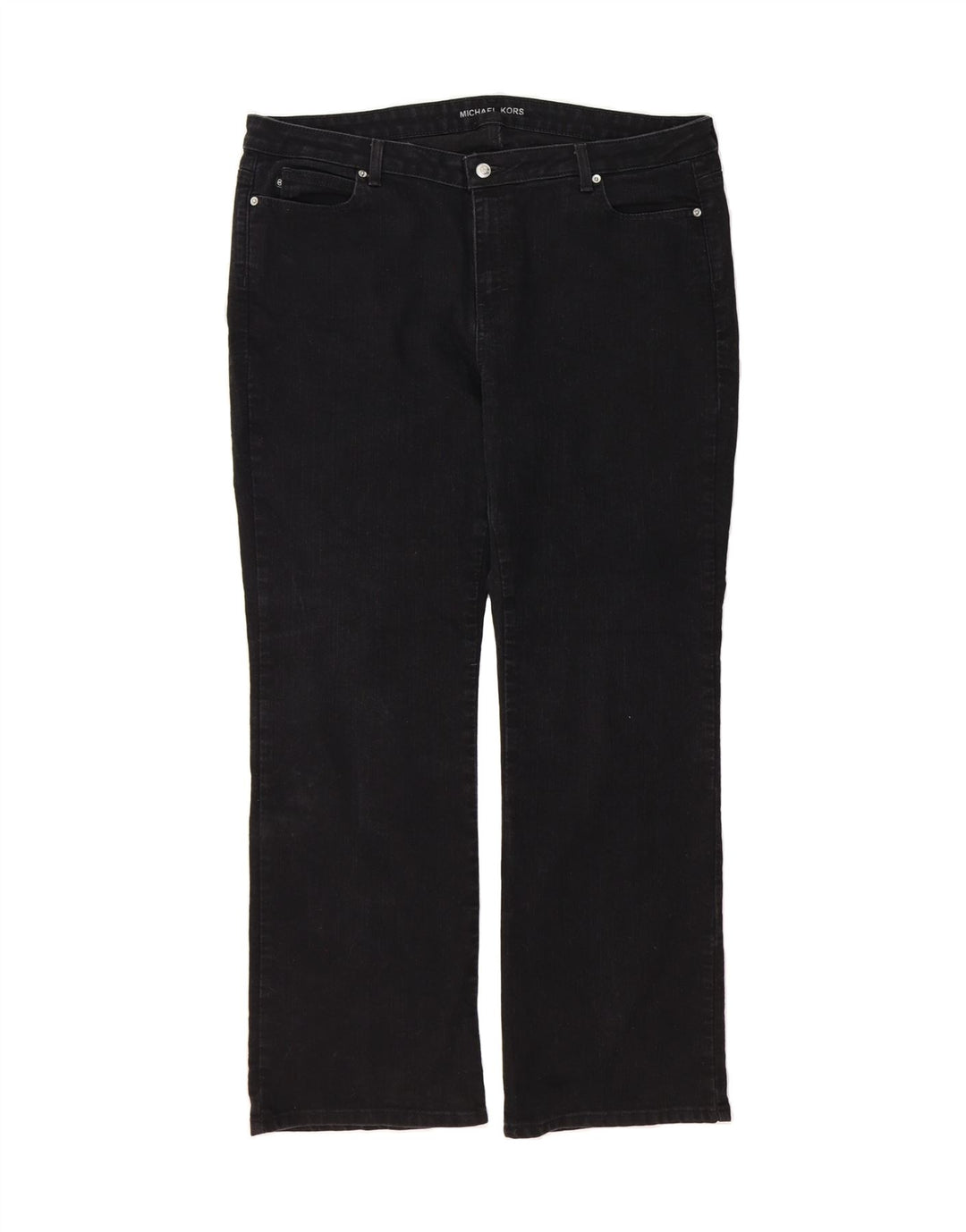 MICHAEL KORS Womens Bootcut Jeans US 20 3XL W40 L32 Black Cotton Vintage Michael Kors and Second-Hand Michael Kors from Messina Hembry 