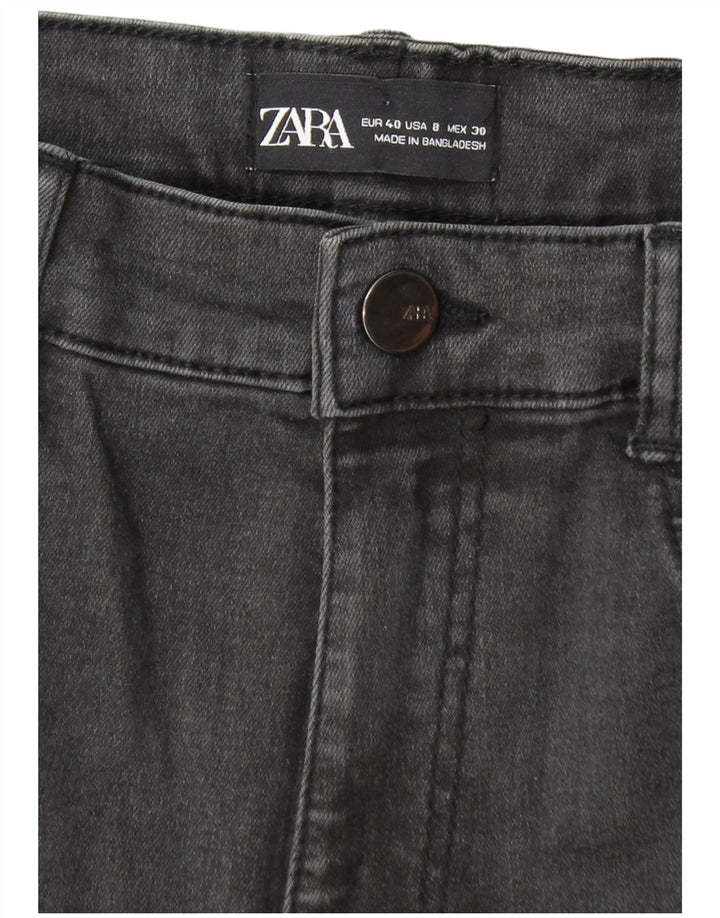 Jeans skinny effetto invecchiato da donna Zara EU 40 medio W30 L28 grigio