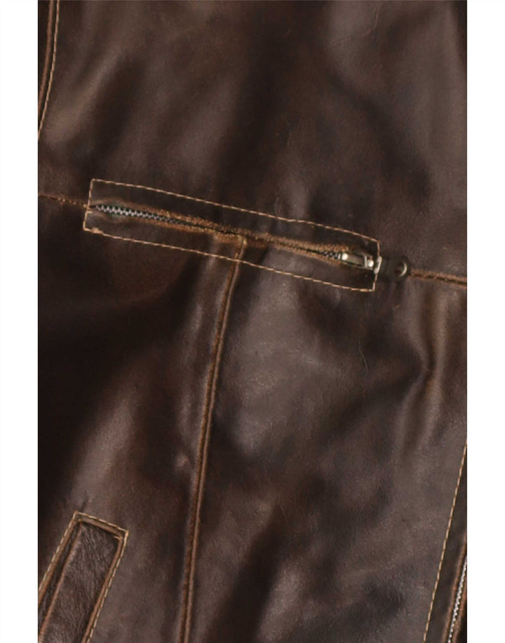 Giacca In Pelle Uomo Conbipel IT 50 Large Marrone