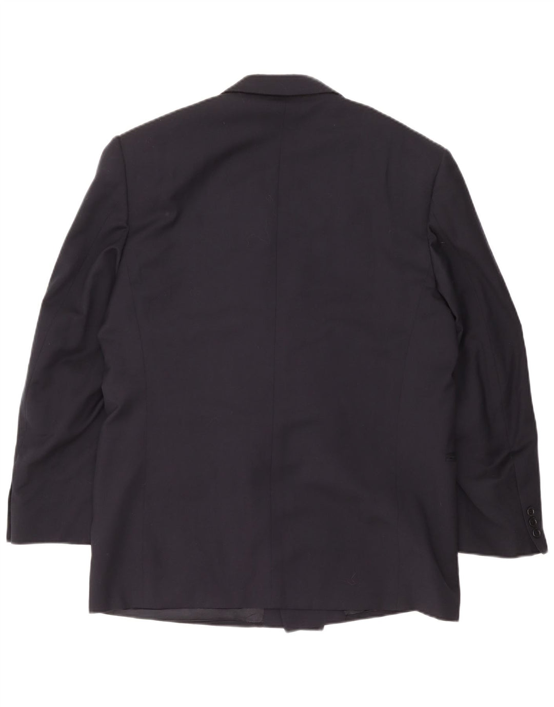 Cerruti 1881 Giacca blazer doppiopetto da uomo in lana blu navy media
