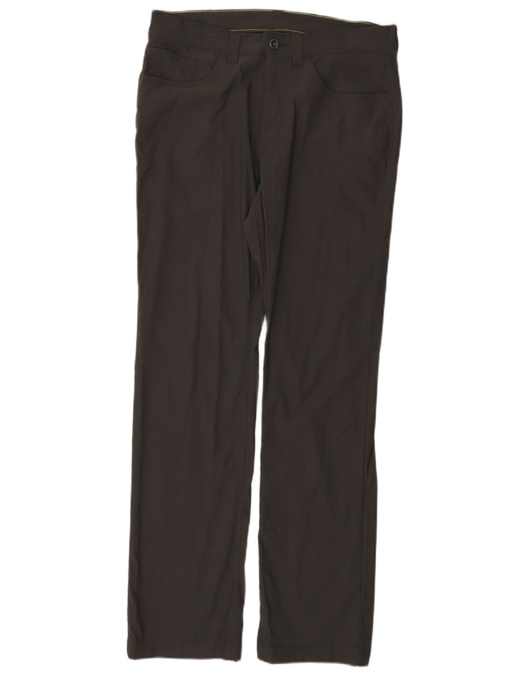 Pantaloni casual dritti da uomo Eddie Bauer W33 L32 nylon grigio