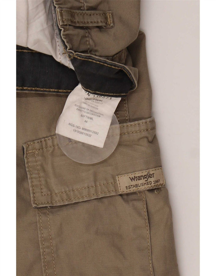 Pantaloncini cargo da uomo Wrangler W44 2XL cotone marrone