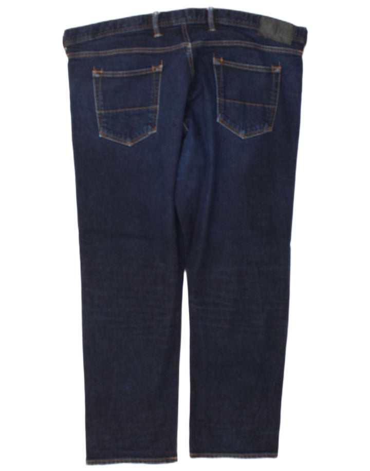 Jeans dritti da uomo Marks & Spencer W42 L29 cotone blu navy