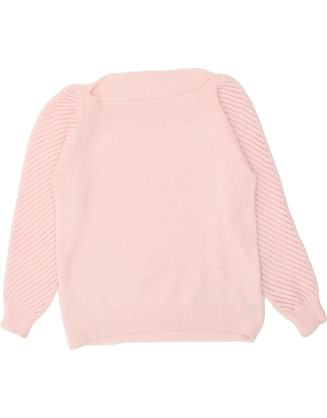 SHEIN Womens Boat Neck Jumper Sweater UK 14 Large Pink Polyester Vintage Shein and Second-Hand Shein from Messina Hembry 