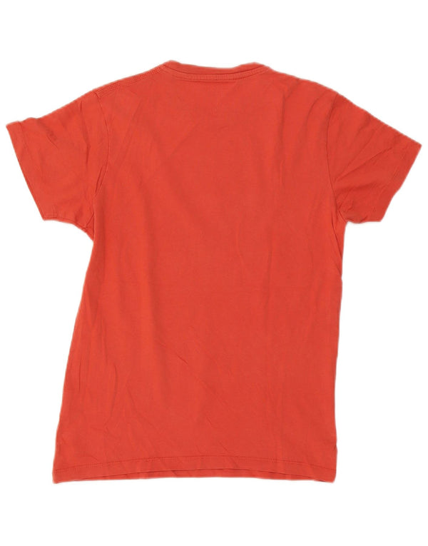 T-shirt grafica da uomo Jack & Jones Top piccola in cotone rosso
