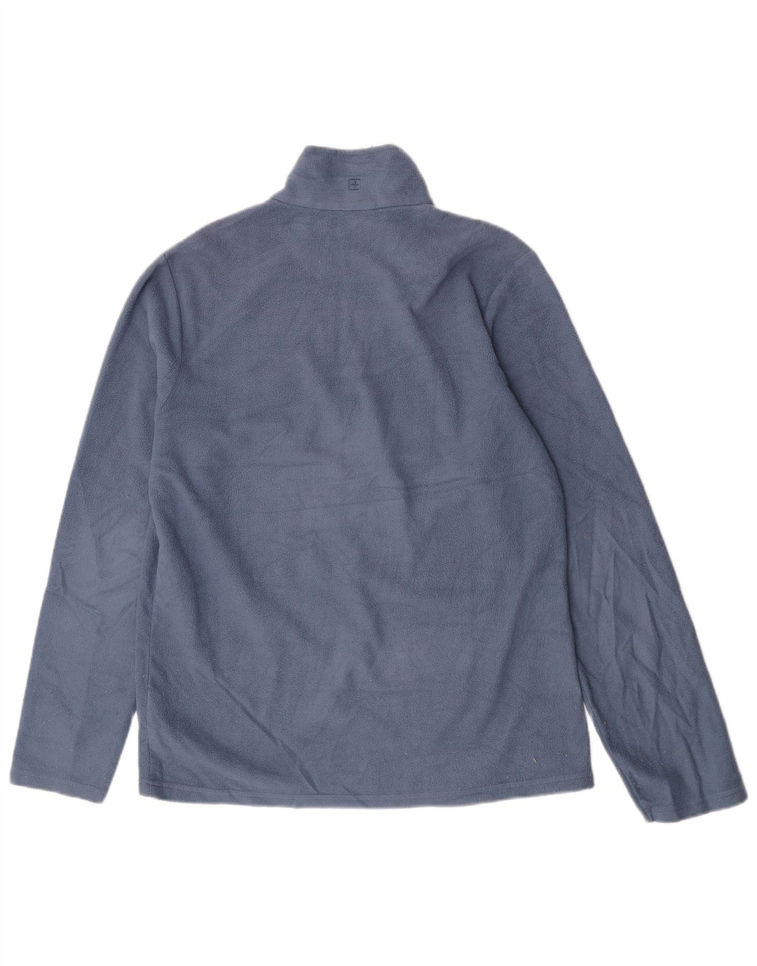 Maglione in pile da uomo con collo e zip Mountain Warehouse Poliestere blu medio