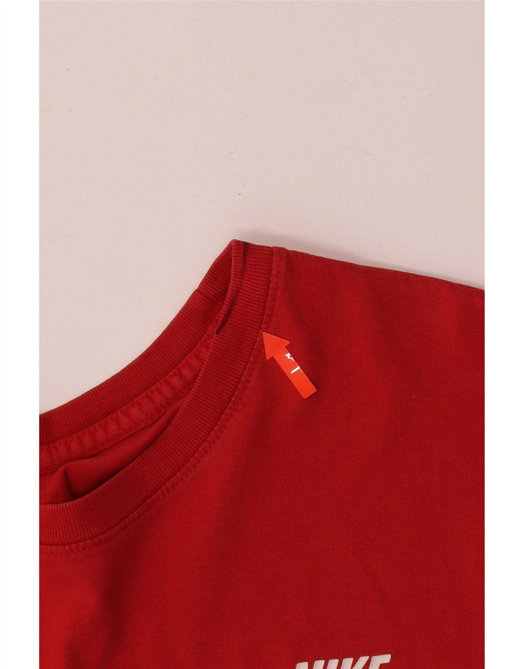 T-shirt grafica da uomo Nike Top grande in cotone rosso
