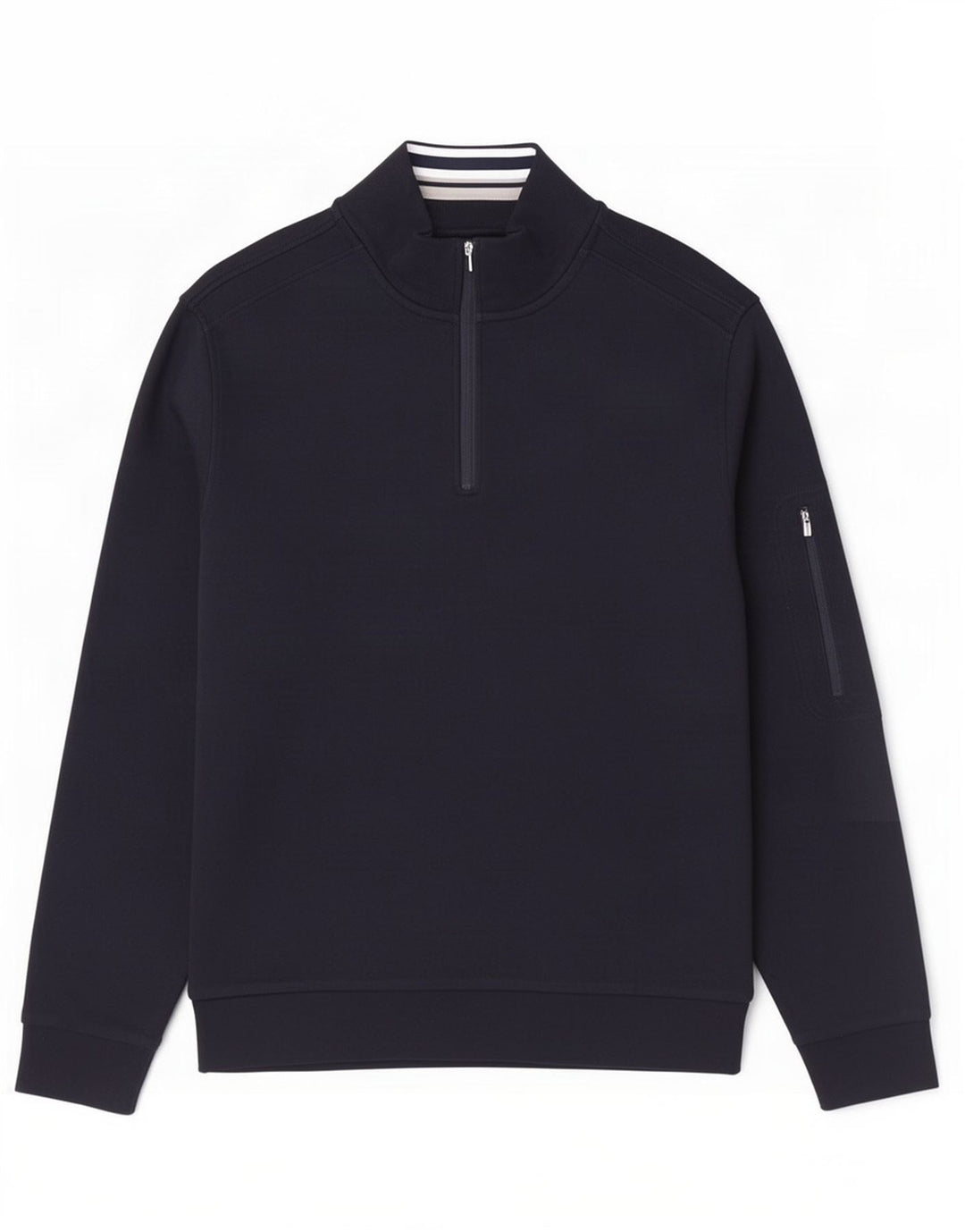 Felpa da uomo Marks & Spencer Blue Harbour vestibilità regolare maglione grande blu scuro