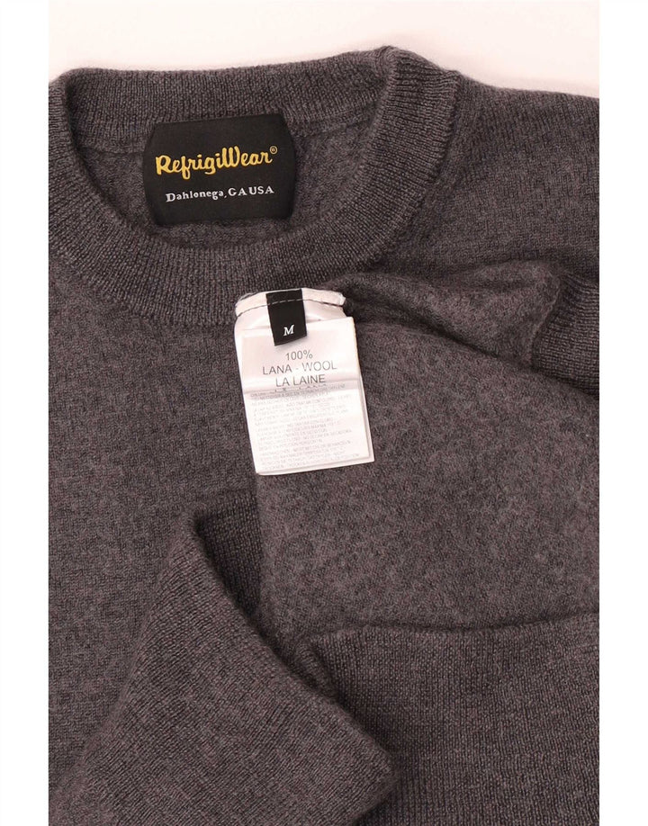 Refrigiwear Maglione Girocollo da Bambino 11-12 Anni in Lana Grigio Medio