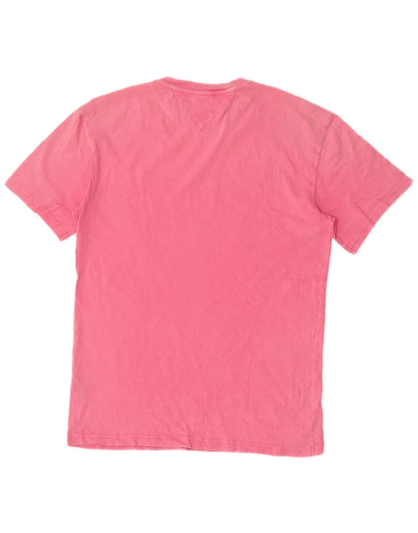 T-shirt grafica da uomo Tommy Hilfiger Top rosa medio