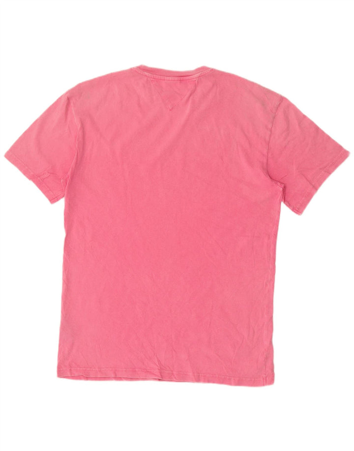 T-shirt grafica da uomo Tommy Hilfiger Top rosa medio