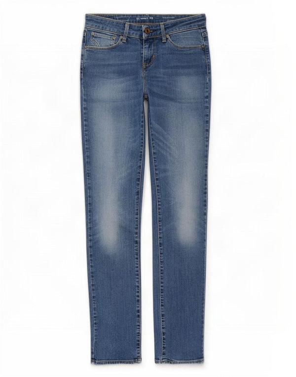 Jeans Levi's Demi Curve Modern Rise Slim da donna W25 L34 cotone blu