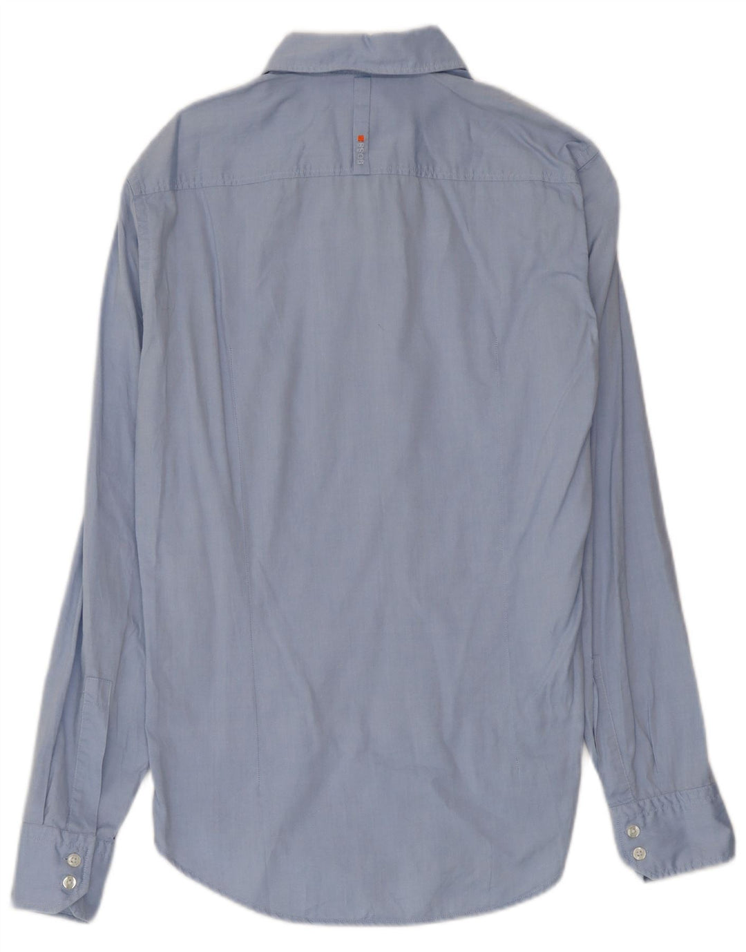 Camicia da uomo Hugo Boss piccola in cotone blu