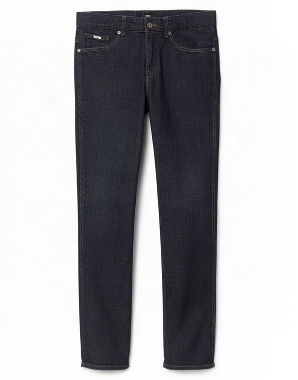 Jeans slim da uomo Hugo Boss W32 L32 cotone blu navy