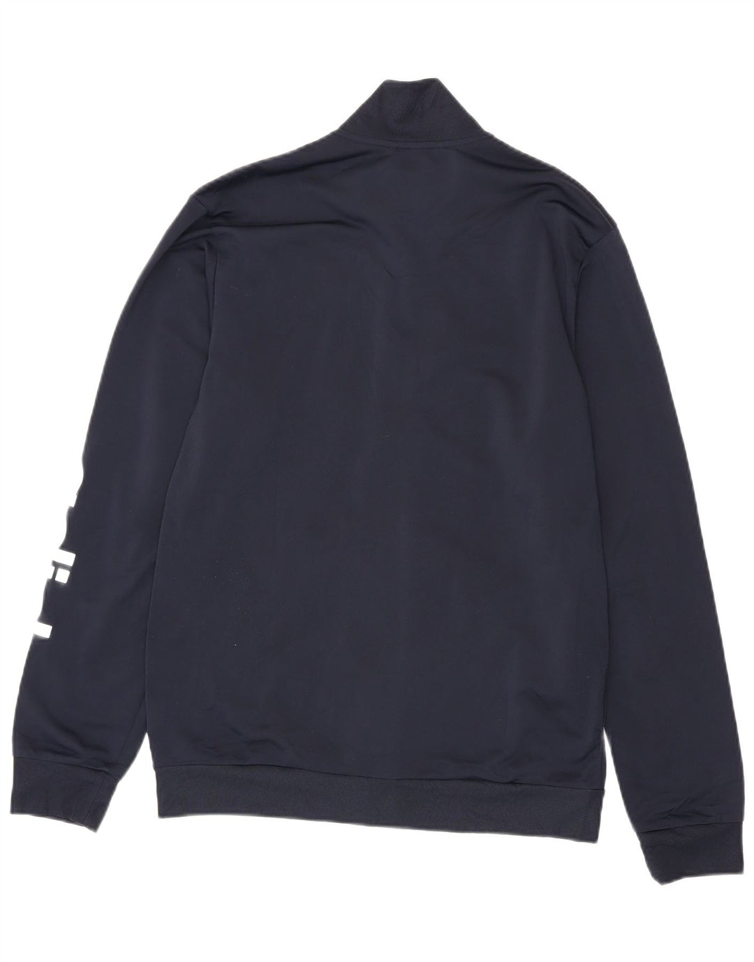 Giacca da tuta grafica da uomo Adidas UK 40/42 Medio Blu Navy