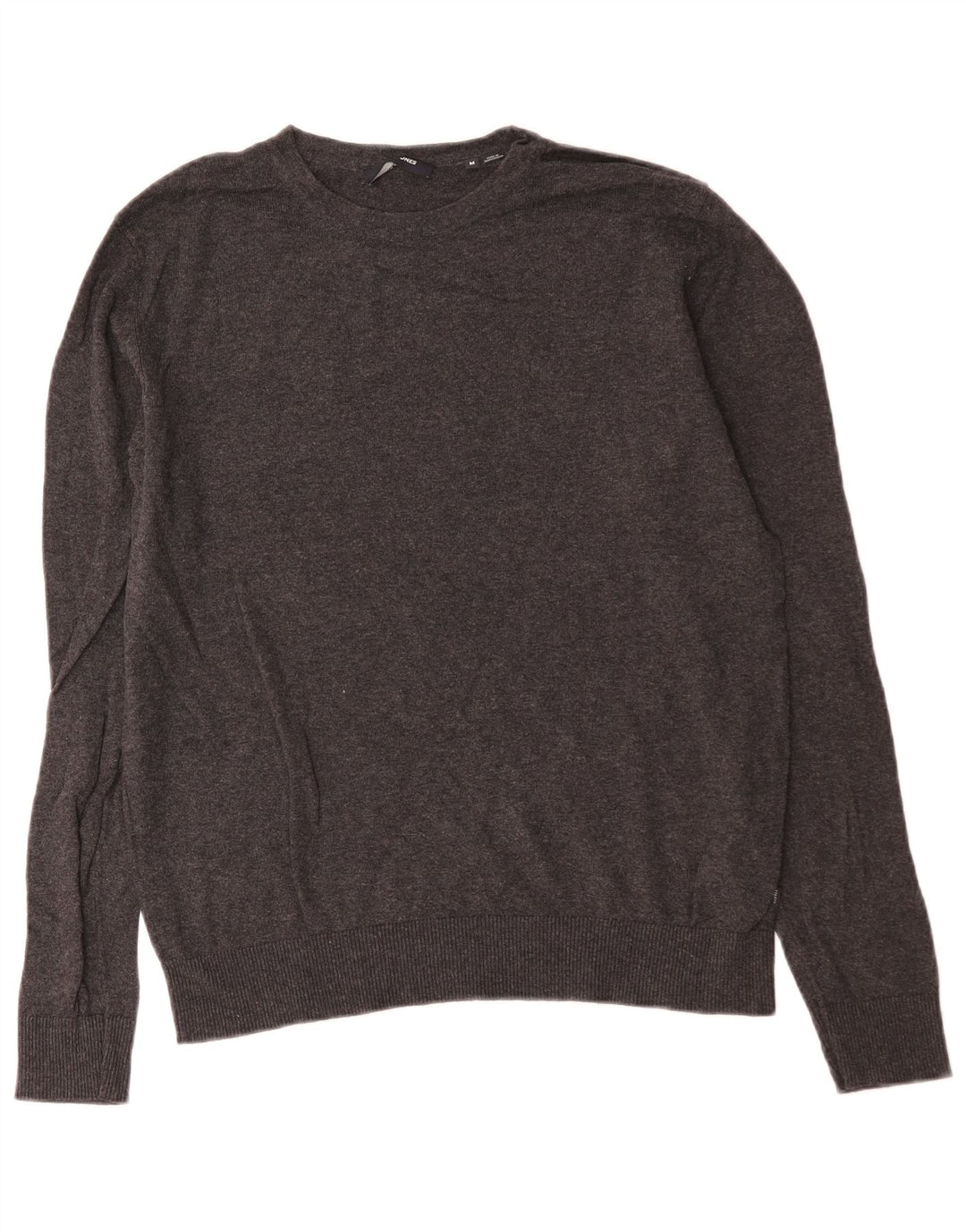 Maglione maglione girocollo da uomo Jack & Jones in cotone grigio medio