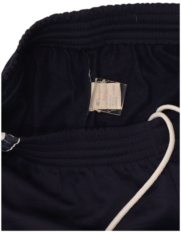 CHAMPION Mens Tracksuit Trousers Small  Navy Blue Polyester