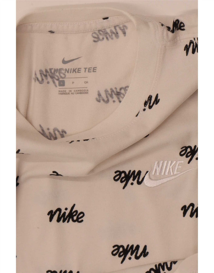 T-shirt grafica da uomo Nike Top piccola bianca