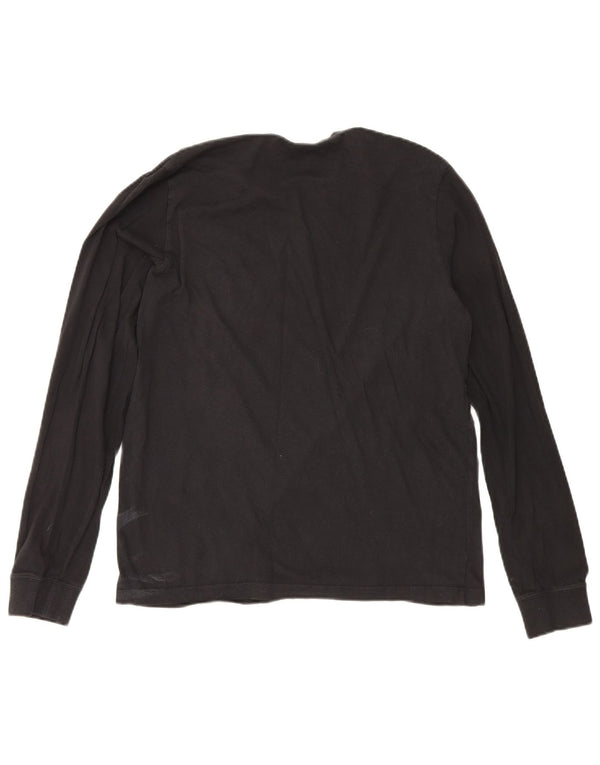 Maglia Nike da uomo a maniche lunghe, media, nera