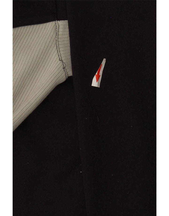 Felpa Puma da uomo con zip e collo, media, in poliestere color block blu navy