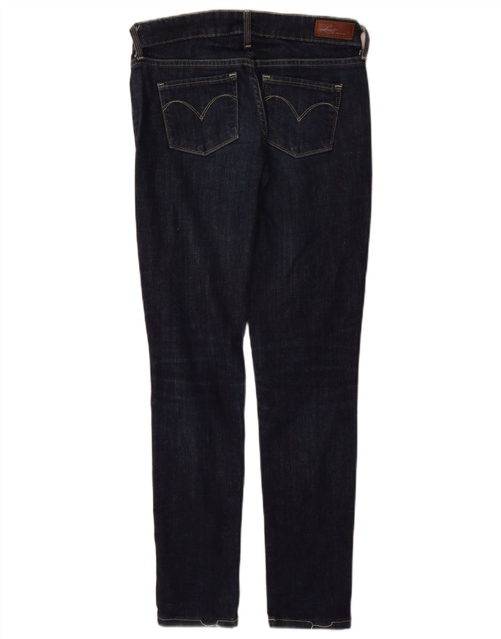 LEVI'S Jeans skinny da donna a vita moderna con curva leggera W26 L29 Blu navy