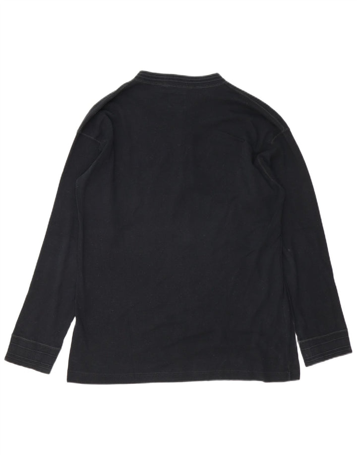 Levi's Uomo Top Manica Lunga Grande Cotone Nero