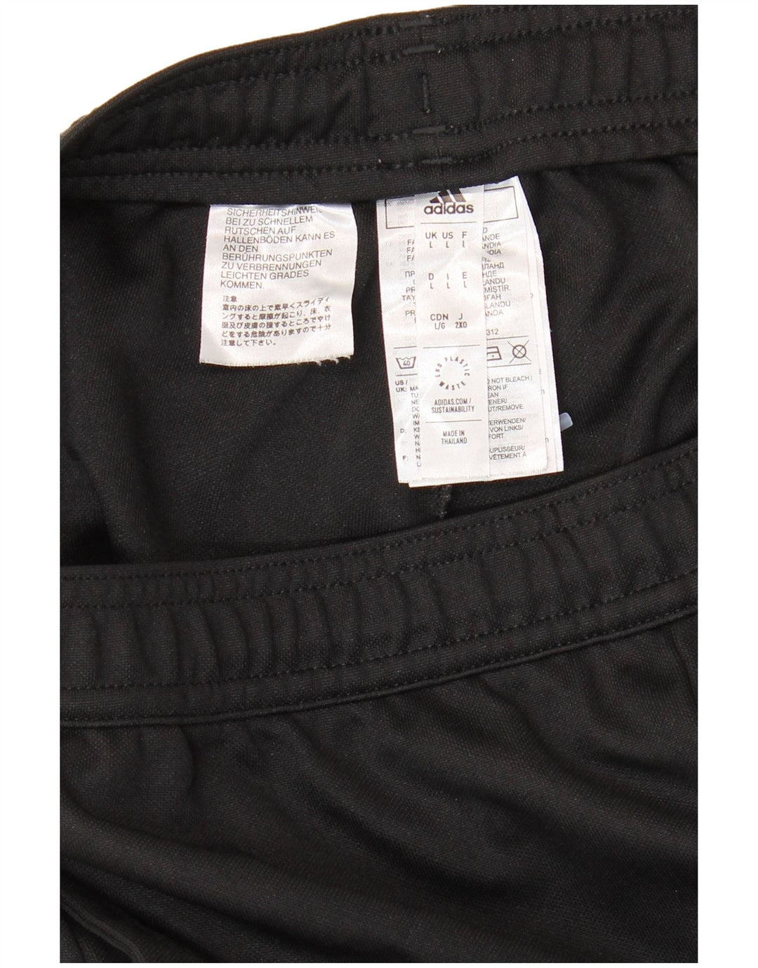 Pantaloni da tuta ADIDAS Aeroready da uomo grandi in poliestere nero