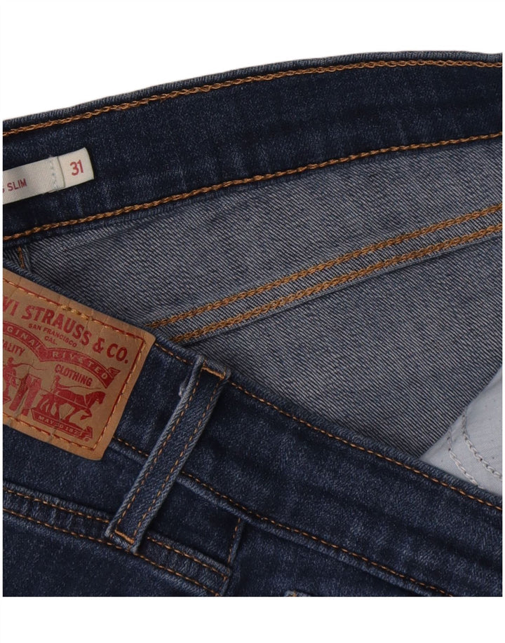 Levi's Donna 312 Shaping Slim Jeans W31 L31 Blu Navy