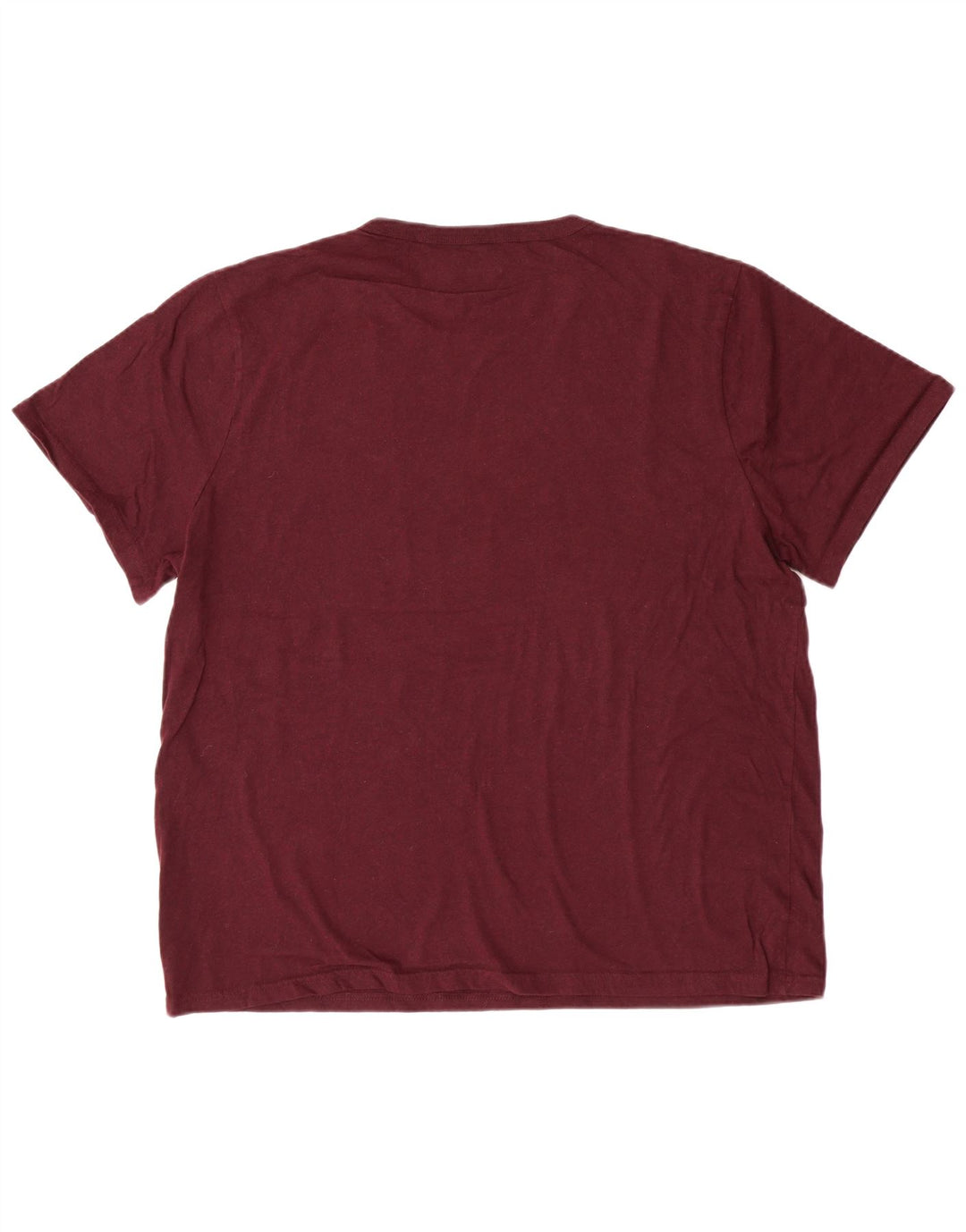 T-shirt da uomo Eddie Bauer Top XL in cotone bordeaux