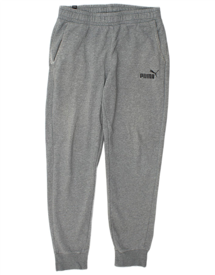 Pantaloni da tuta da uomo Puma Joggers grandi in cotone grigio