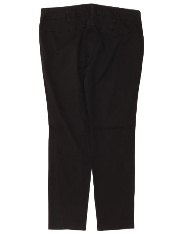 Pantaloni chino slim da donna ZARA EU 42 Large W32 L27 Blu navy