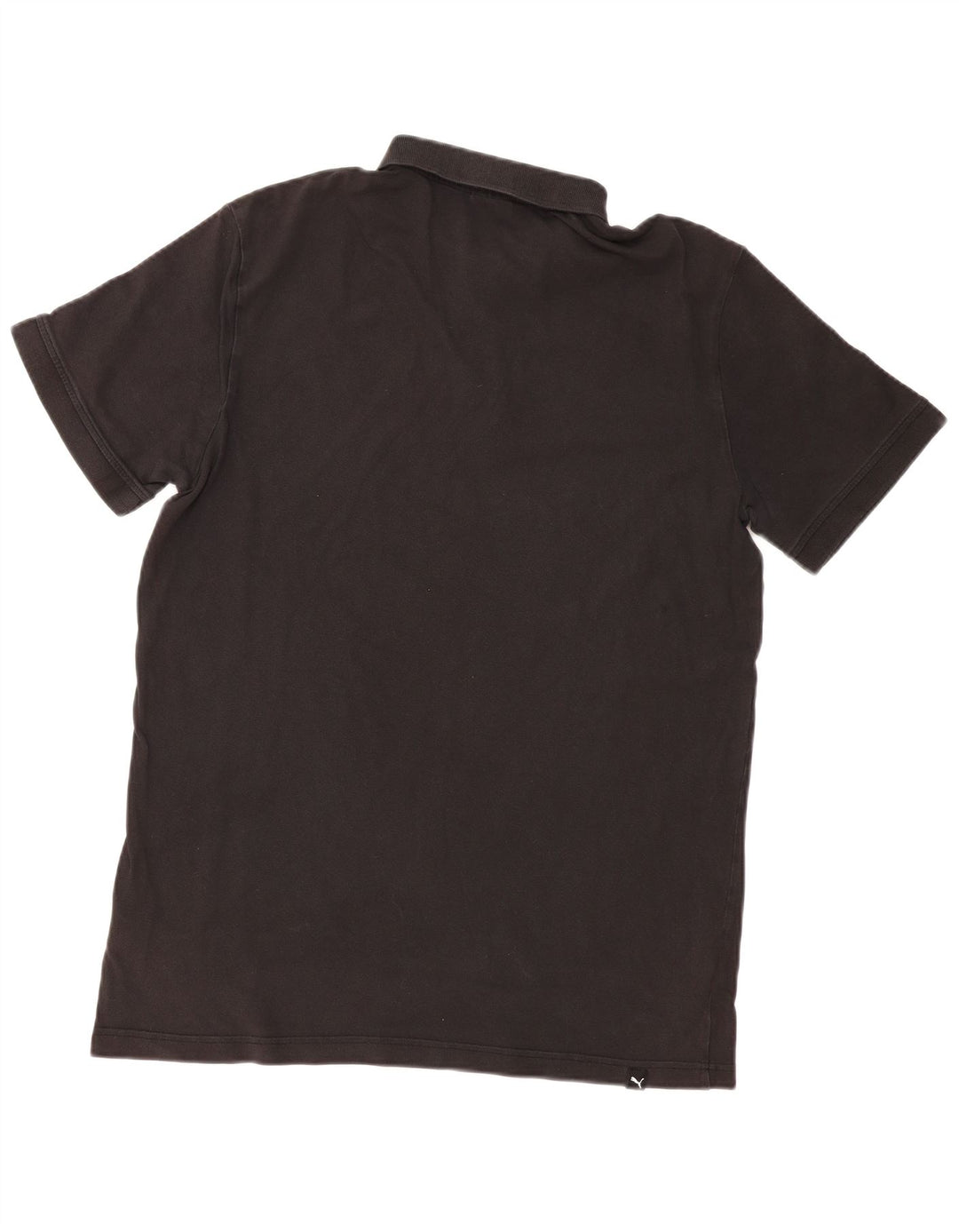 Polo grafica da uomo PUMA grande in cotone nero