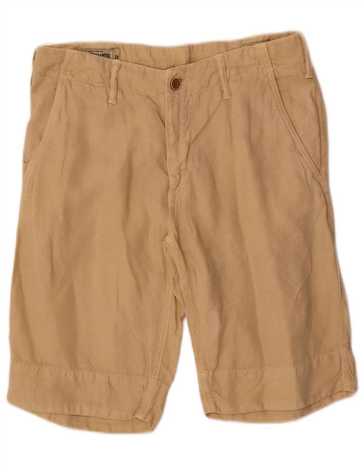 Pantaloncini chino da uomo Marlboro Classics W32 cotone beige medio