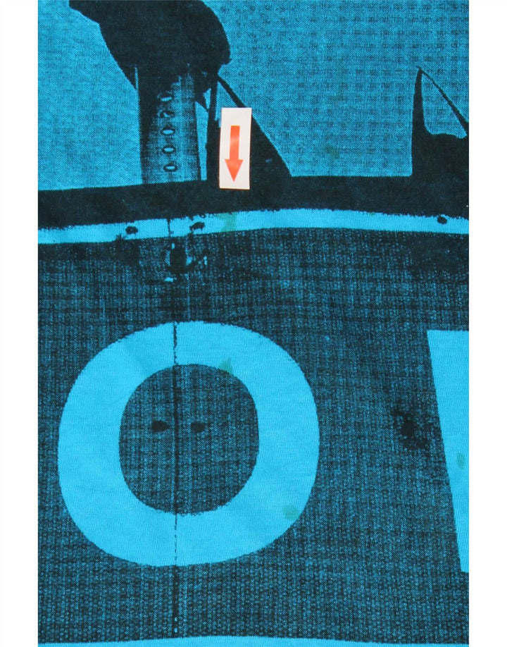 Maglietta grafica da uomo Lee Top XL in cotone blu