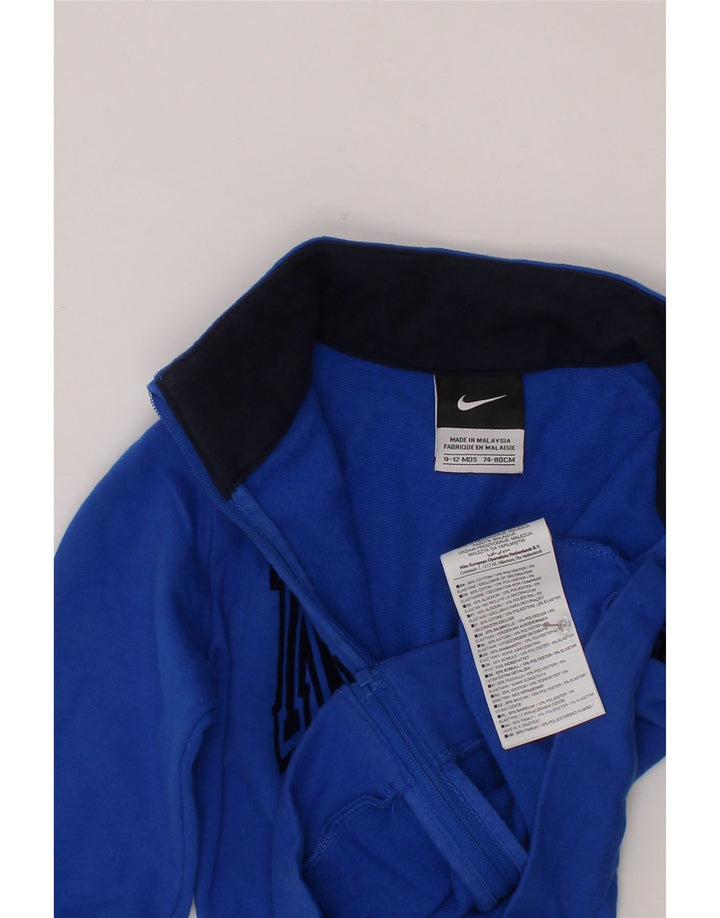 Giacca superiore della tuta grafica NIKE da bambino 9-12 mesi in poliestere blu
