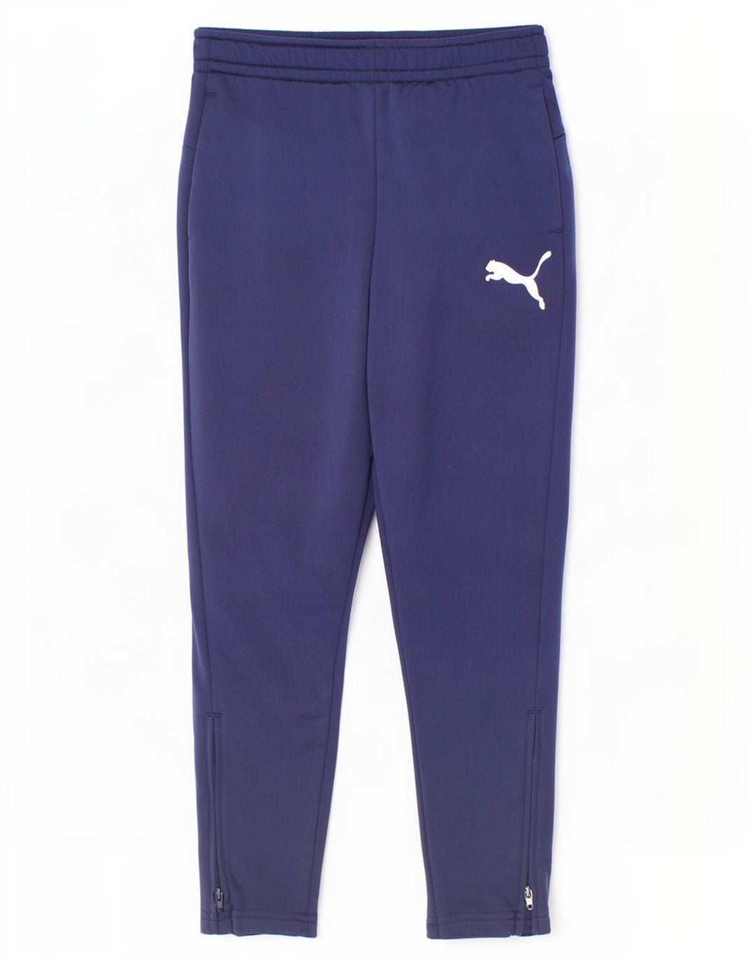 Pantaloni della tuta da ragazzo Puma 7-8 anni in poliestere blu navy