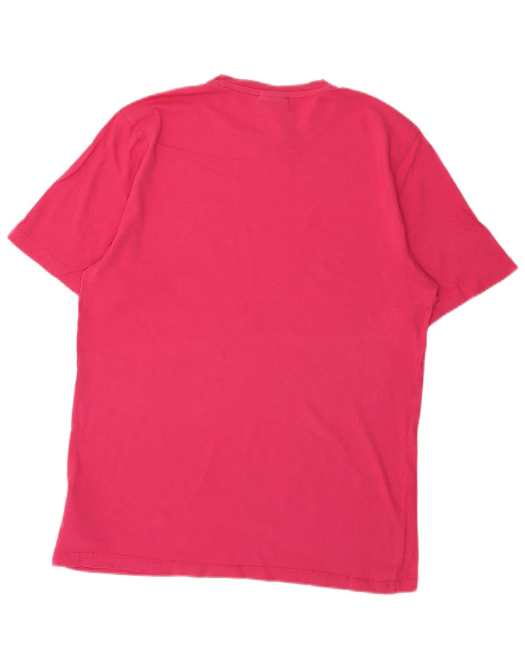 T-shirt grafica da uomo Umbro Top Large in cotone rosa