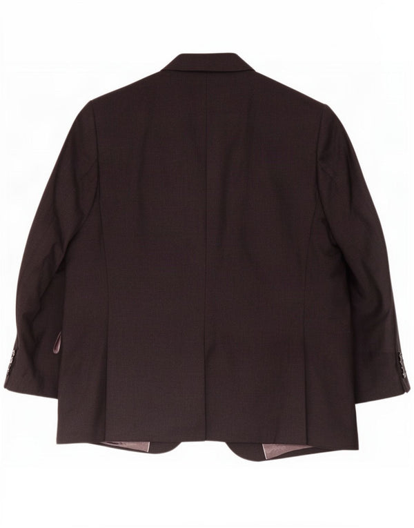 Giacca blazer a 2 bottoni da uomo Marks & Spencer UK 44 XL lana grigia