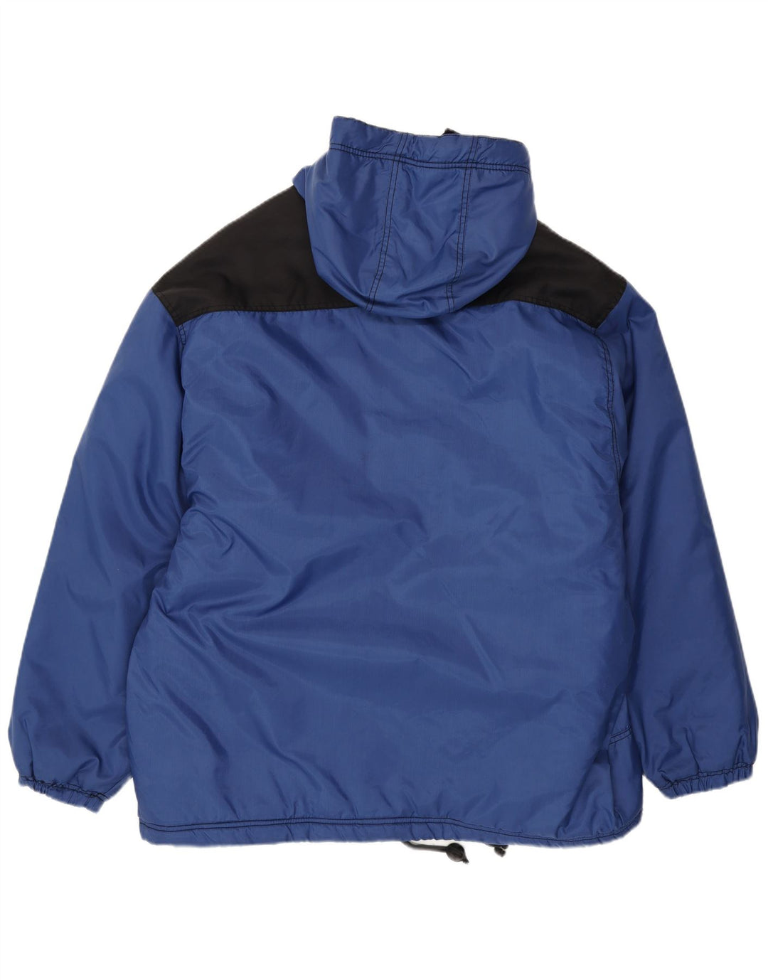 Giacca a vento con cappuccio da uomo Jeronimo UK 44 2XL Nylon color block blu