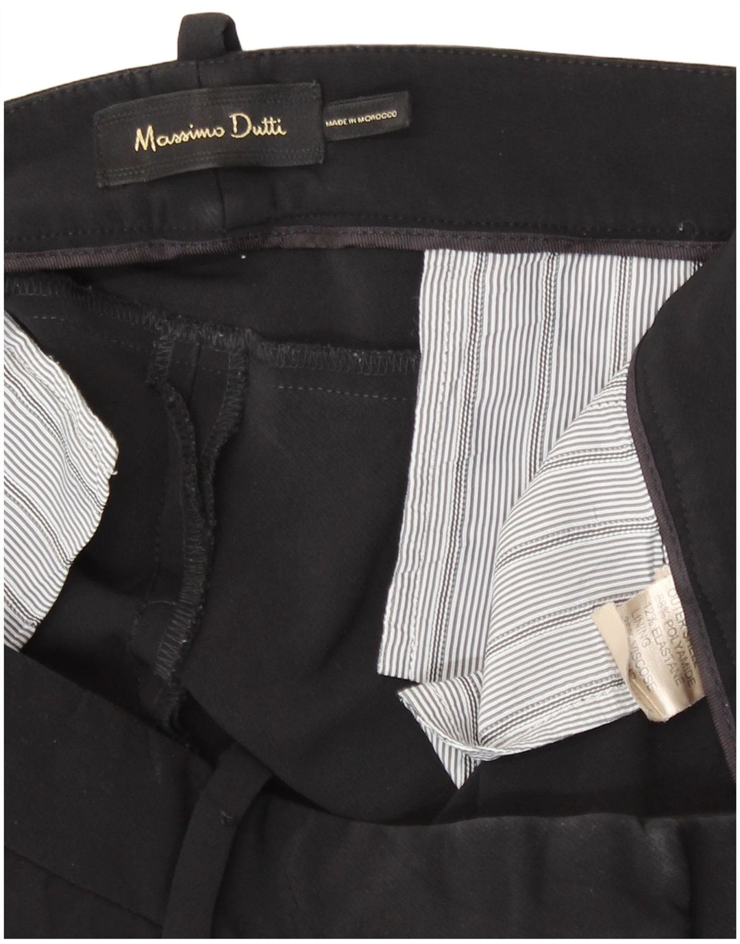 Pantaloni skinny da donna Massimo Dutti W30 L28 neri in poliammide