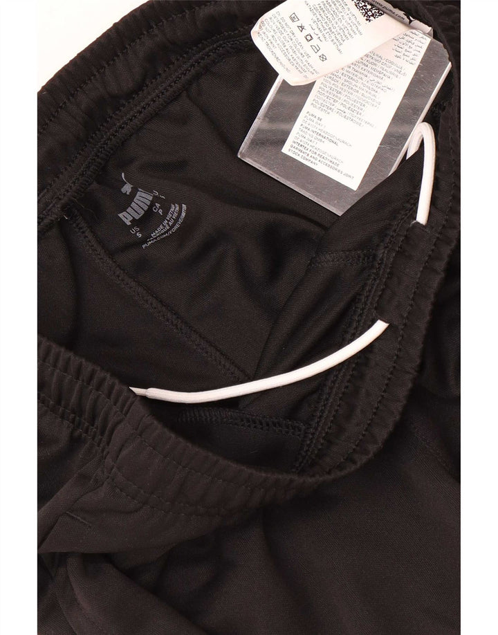Pantaloni da tuta da uomo Puma Joggers piccoli in poliestere nero
