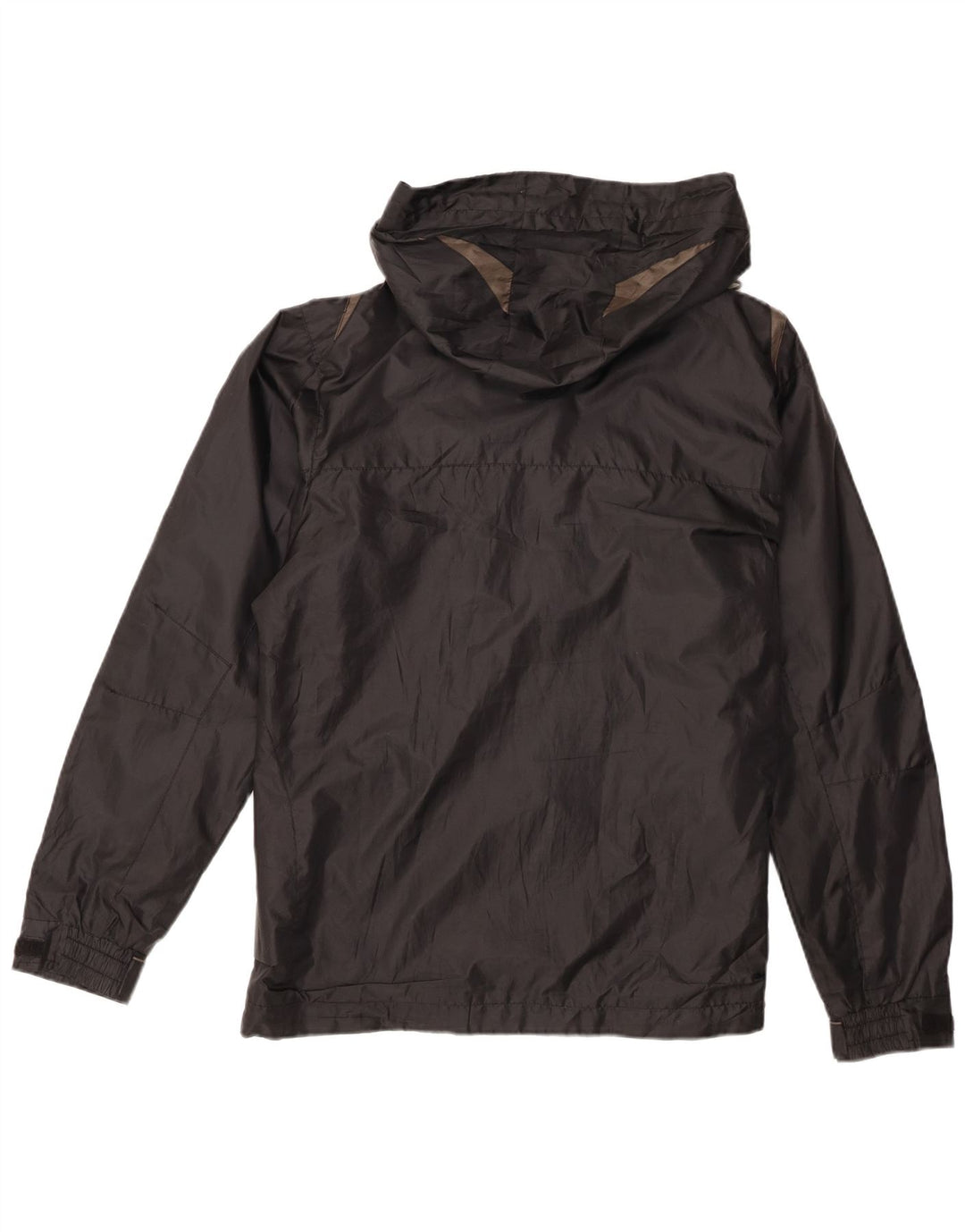 Giacca antipioggia con cappuccio da uomo Brugi UK 38 poliestere color block medio nero