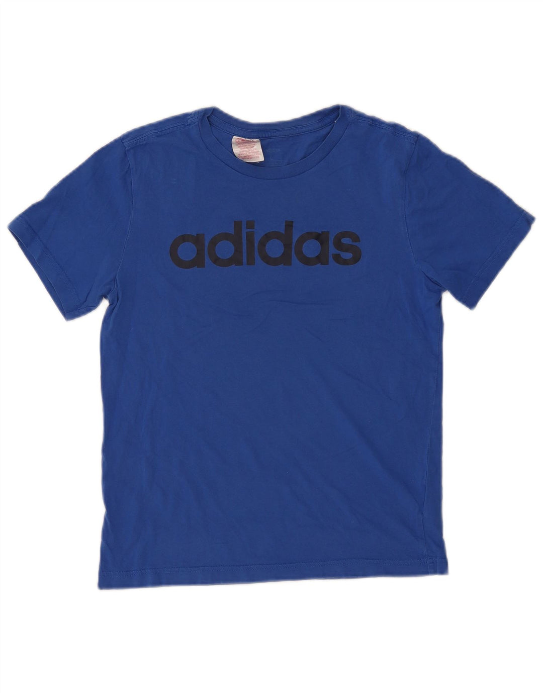 T-shirt grafica ADIDAS per ragazzi, 12-13 anni, grande, in cotone blu