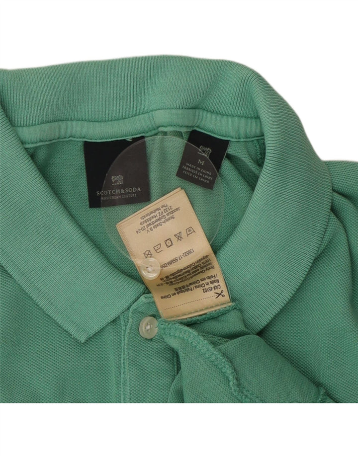SCOTCH & SODA Polo da uomo Amsterdam Couture in cotone verde medio