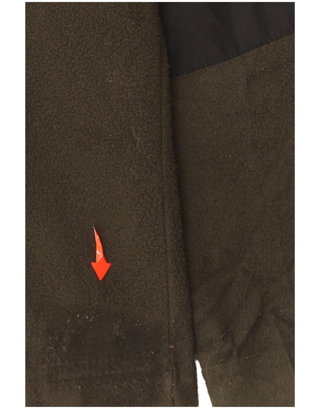 Giacca in pile da uomo Calvin Klein UK 40 Large Poliestere color block kaki