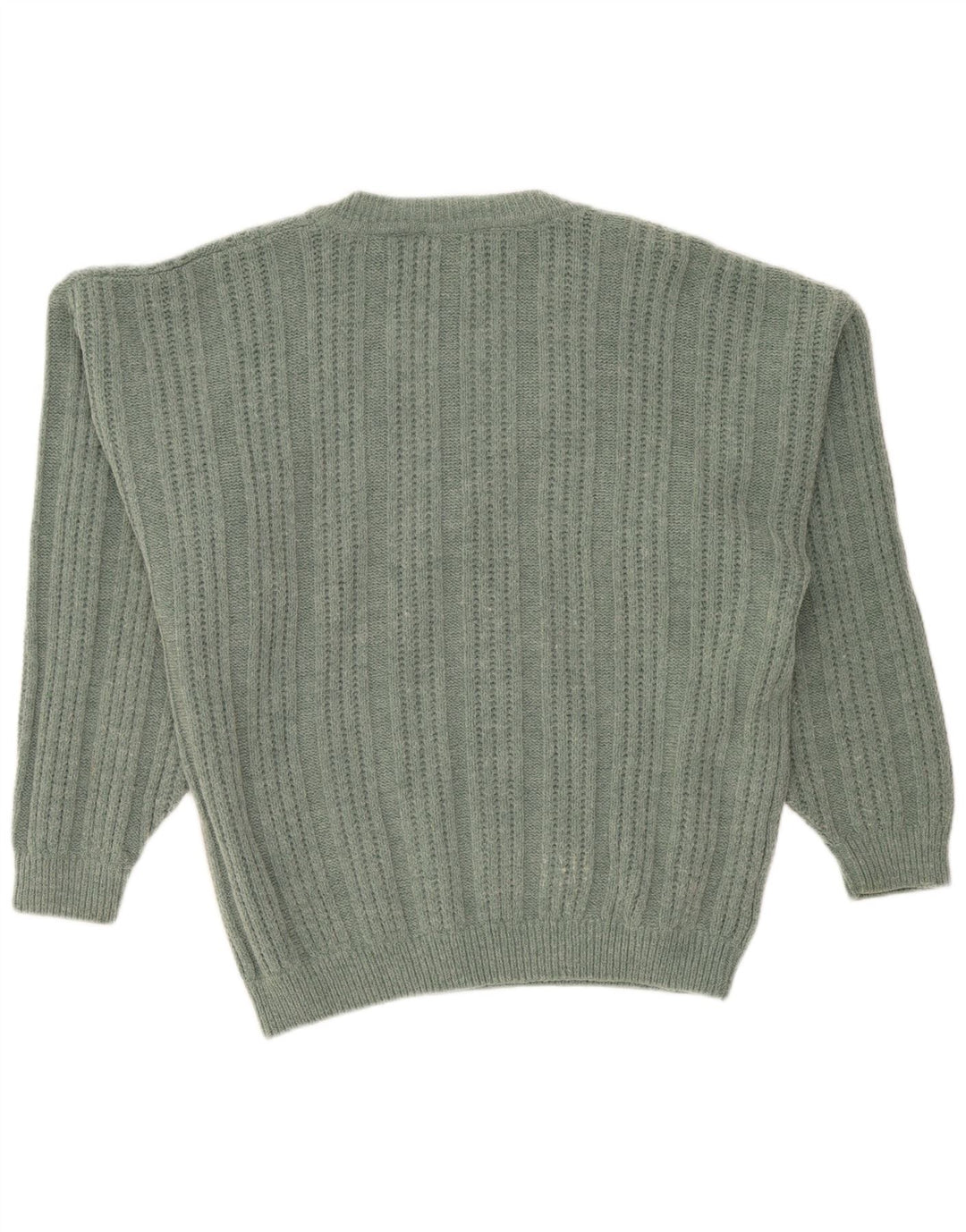 Maglione da uomo con scollo a V Xavier XL in lana verde