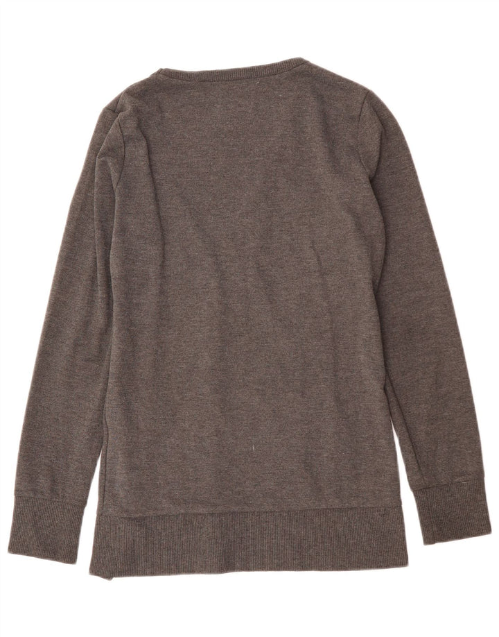 Maglione cardigan da donna TIMBERLAND UK 10 piccolo grigio