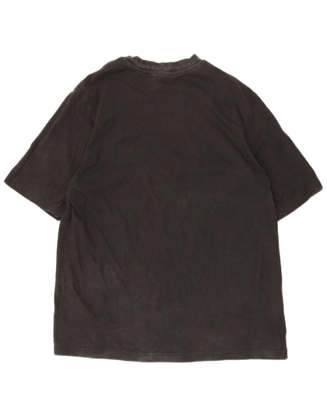 T-shirt grafica da uomo Adidas Top in cotone nero medio