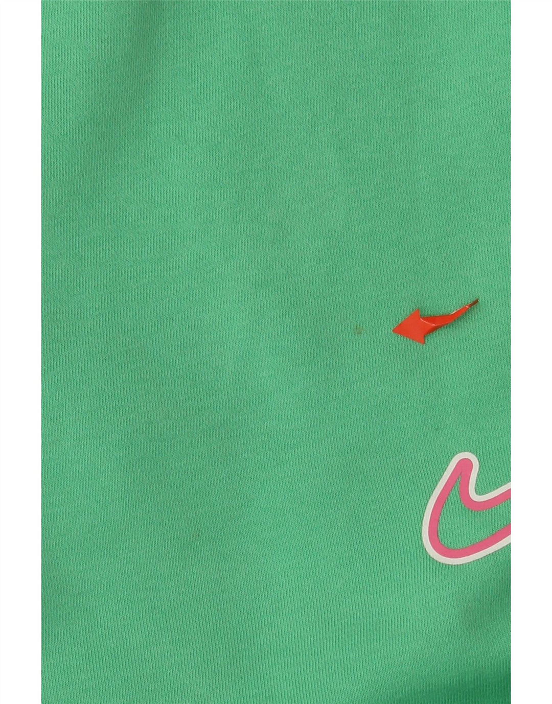 NIKE Pantaloni da tuta con grafica da donna Joggers UK 10 Small Verde Cotone