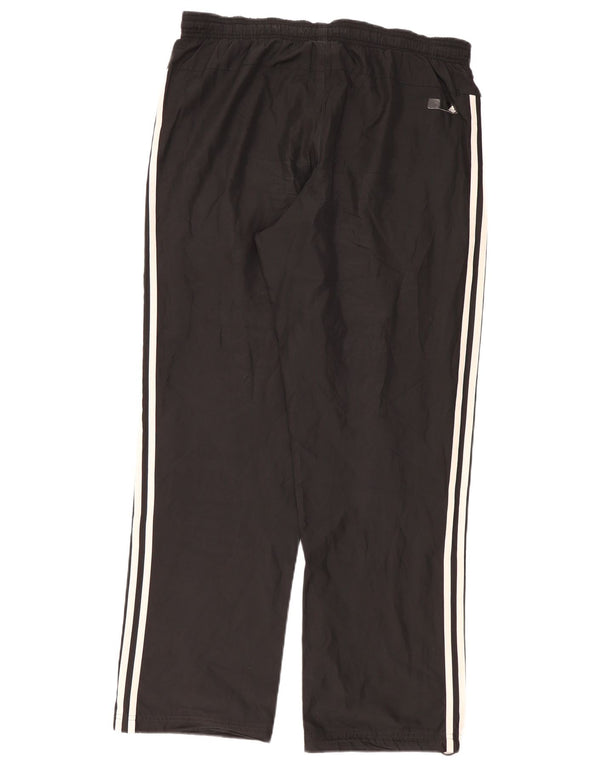 Pantaloni da tuta da uomo Adidas UK 40/42 Medium Nero Poliestere